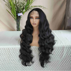 Heat Resistant Fiber Deep Wave Wig For Women