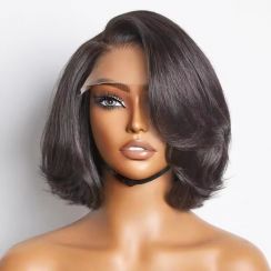 2 Pcs Double Lace Short Bob Wigs