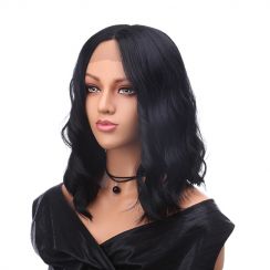 3 Pcs Synthetic Wig For Women In Black