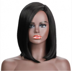 Wholesale 18 Pcs Popular Womens Black Synthetic Wigs