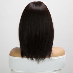 Black Bangs Straight Hair Fashion Wig