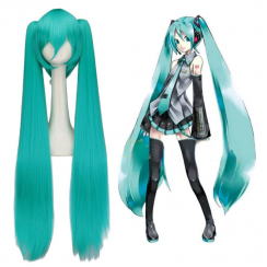 4 Packs Cosplay Vocaloid Lake Blue Hatsune Miku Hatsune Miku Wig