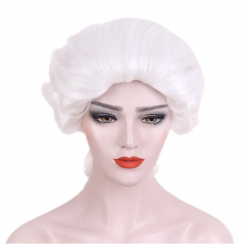 2 Packs Retro Masquerade High Temperature Wire Short Curly Hair Wigs