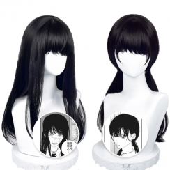 2 Packs Japanese Style Sweet Masquerade Street Cosplay High Temperature Wire Centre Parting Long Straight Hair Wigs