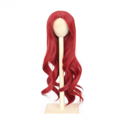 5 Packs Long Wavy Red DIY Handmade Accessories Doll Wig